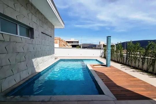 Área externa de casa à venda com 4 quartos, 280m² em Alphaville Nova Lima, Nova Lima