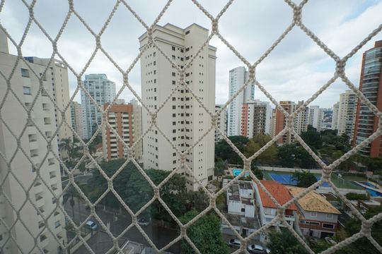 Vista de apartamento à venda com 2 quartos, 57m² em Chácara Klabin, São Paulo