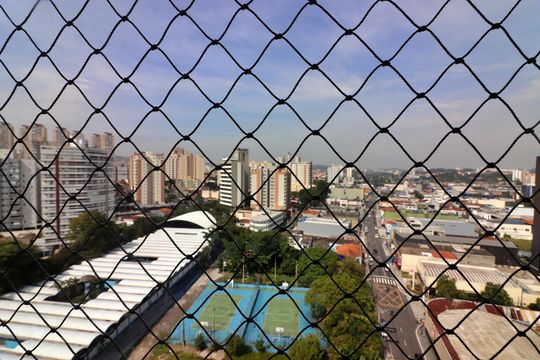 Sala  Vista  de apartamento à venda com 3 quartos, 76m² em Centro, São Bernardo do Campo