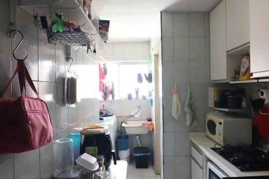 Cozinha e Área de Serviço de apartamento à venda com 3 quartos, 76m² em Centro, São Bernardo do Campo