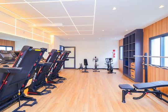 Área comum - Academia de kitnet/studio para alugar com 1 quarto, 28m² em Cidade Antônio Estêvão de Carvalho, São Paulo