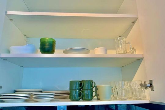Cozinha de apartamento para alugar com 1 quarto, 31m² em Petrópolis, Porto Alegre