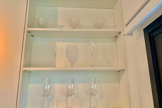 Cozinha de apartamento para alugar com 1 quarto, 31m² em Petrópolis, Porto Alegre