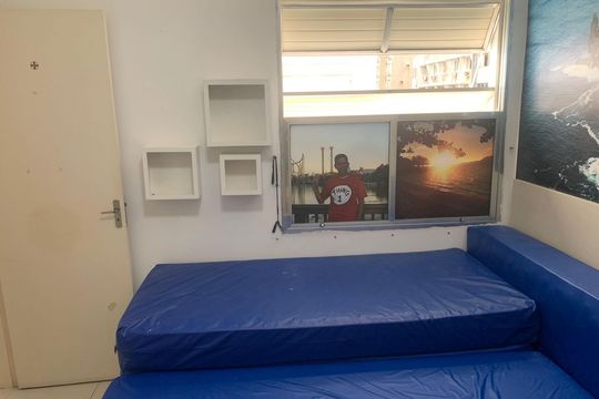 Suite de apartamento para alugar com 1 quarto, 56m² em Boqueirão, Santos