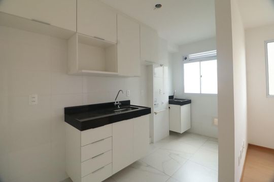 Cozinha de apartamento à venda com 2 quartos, 42m² em Parque Industrial, Campinas