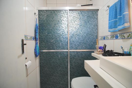 Banheiro de casa para alugar com 3 quartos, 130m² em Feitoria, São Leopoldo