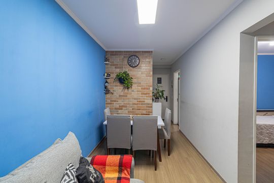 Sala de apartamento para alugar com 2 quartos, 46m² em Vila Talarico, São Paulo