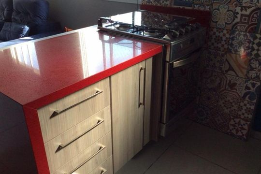 Cozinha de apartamento à venda com 1 quarto, 43m² em Perdizes, São Paulo
