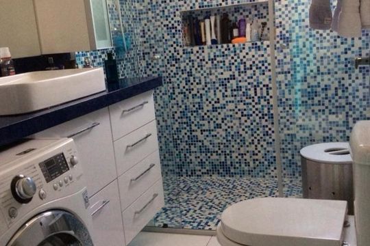 Banheiro de apartamento à venda com 1 quarto, 43m² em Perdizes, São Paulo