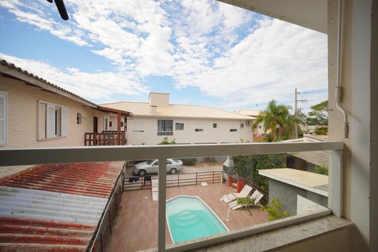 Vista da Sacada de apartamento para alugar com 2 quartos, 65m² em Ingleses do Rio Vermelho, Florianópolis