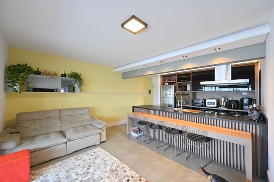 Sala de apartamento à venda com 3 quartos, 84m² em Chácara Inglesa, São Paulo