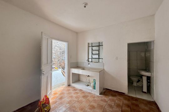 Cozinha de casa para alugar com 1 quarto, 50m² em Chácara Santana, São Paulo