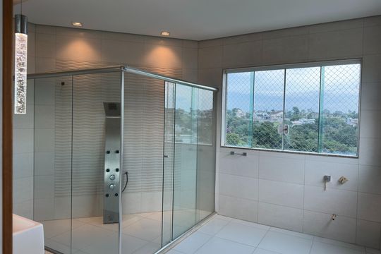 Suíte 5 - Banheiro de casa de condomínio para alugar com 5 quartos, 600m² em  Parque Residencial Mirante do Vale, Jacareí