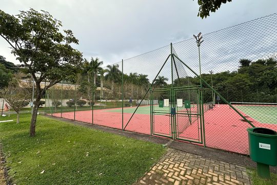 Área comum - Quadra de tenis de casa de condomínio para alugar com 5 quartos, 600m² em  Parque Residencial Mirante do Vale, Jacareí
