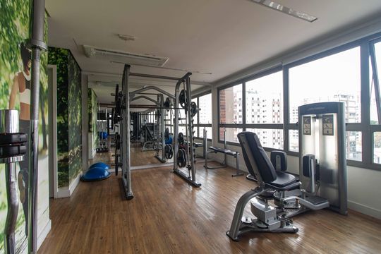 Área comum - Academia de apartamento para alugar com 1 quarto, 50m² em Vila Mariana, São Paulo