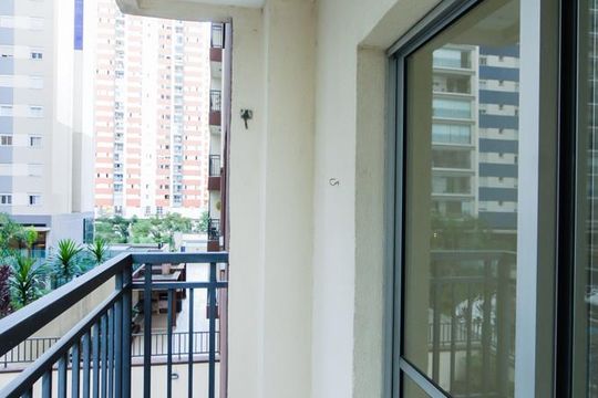 Varanda da Sala de apartamento para alugar com 2 quartos, 58m² em Jardim Flor da Montanha, Guarulhos