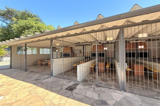 Área comum - Churrasqueira de apartamento para alugar com 2 quartos, 64m² em Jardim Sabará, Porto Alegre