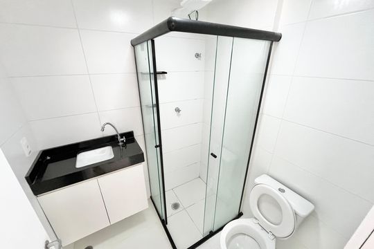 Banheiro de kitnet/studio para alugar com 1 quarto, 30m² em Tucuruvi, São Paulo