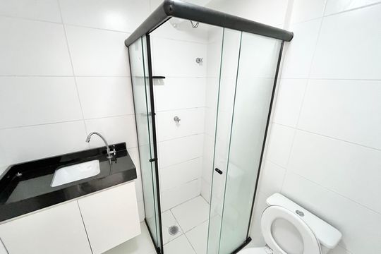 Banheiro de kitnet/studio para alugar com 1 quarto, 30m² em Tucuruvi, São Paulo