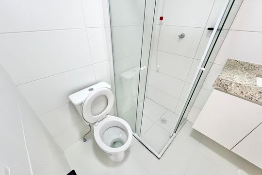 Banheiro de kitnet/studio para alugar com 1 quarto, 30m² em Tucuruvi, São Paulo