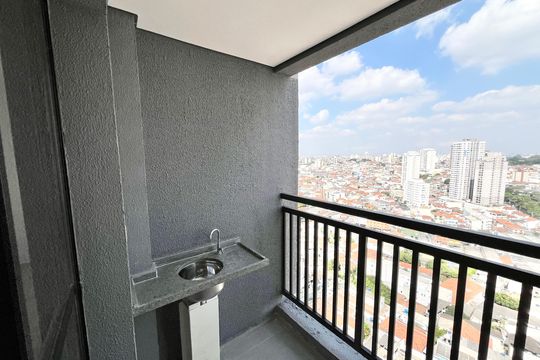 Varanda da Sala de kitnet/studio para alugar com 1 quarto, 30m² em Tucuruvi, São Paulo