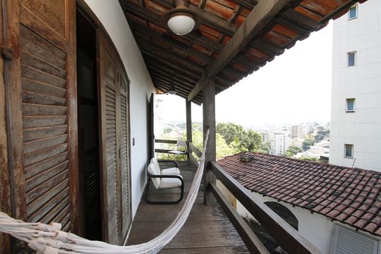 Varanda da Suíte de casa para alugar com 5 quartos, 365m² em São Bento, Belo Horizonte