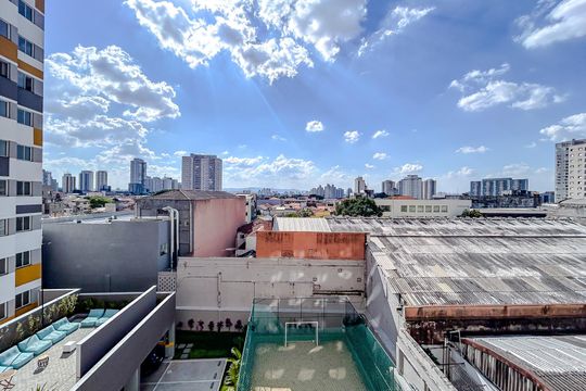 Vista da Sala de apartamento para alugar com 2 quartos, 45m² em Tatuapé, São Paulo