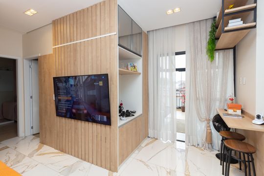 Sala de apartamento à venda com 2 quartos, 72m² em Itaquera, São Paulo