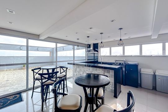 Área comum - Salão de festas de apartamento para alugar com 1 quarto, 37m² em Penha de França, São Paulo