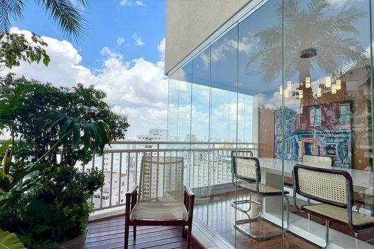 Varanda de apartamento à venda com 2 quartos, 165m² em Jardim Paulista, São Paulo