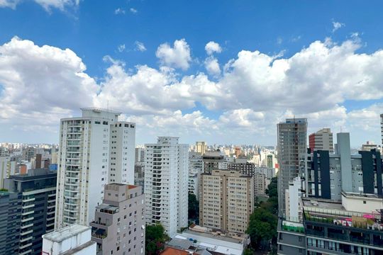 Vista da Varanda de apartamento à venda com 2 quartos, 165m² em Jardim Paulista, São Paulo