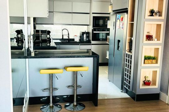 Cozinha de apartamento à venda com 3 quartos, 108m² em Vila Augusta, Guarulhos