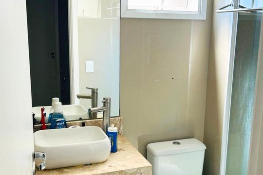 Banheiro de apartamento à venda com 3 quartos, 108m² em Vila Augusta, Guarulhos