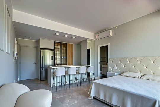 Cozinha de apartamento à venda com 1 quarto, 57m² em Petrópolis, Porto Alegre
