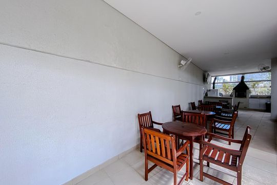 Área comum - Churrasqueira de apartamento para alugar com 3 quartos, 122m² em Vila Regente Feijó, São Paulo