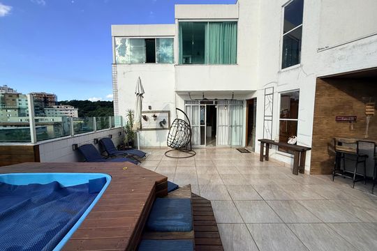 Area externa de apartamento à venda com 4 quartos, 270m² em Cidade Nova, Belo Horizonte
