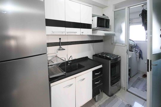 Cozinha de apartamento à venda com 3 quartos, 69m² em Jardim Vila Formosa, São Paulo