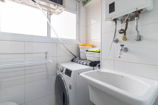 Área de Serviço de apartamento para alugar com 1 quarto, 54m² em Vila Nova Conceição, São Paulo