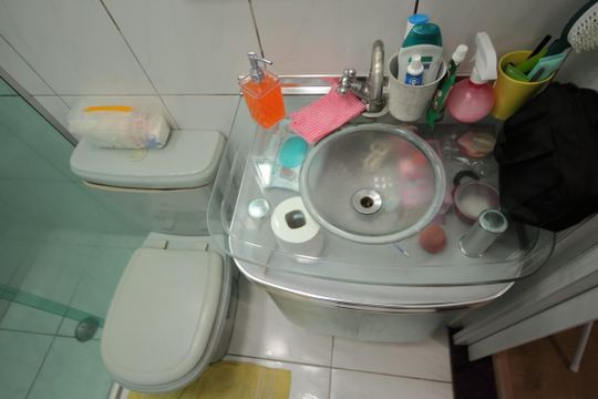 Banheiro da Suíte  de apartamento à venda com 3 quartos, 78m² em Demarchi, São Bernardo do Campo