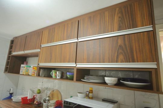 Cozinha  de apartamento à venda com 3 quartos, 78m² em Demarchi, São Bernardo do Campo