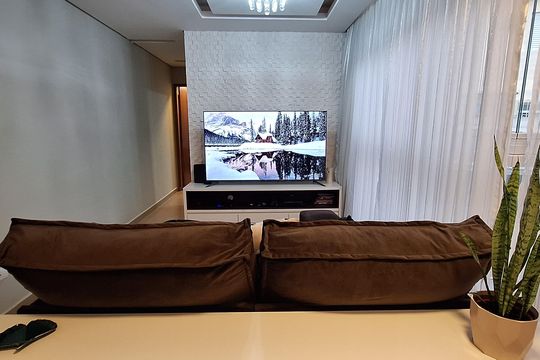 Sala de TV de apartamento à venda com 2 quartos, 102m² em Vila Curuçá, Santo André