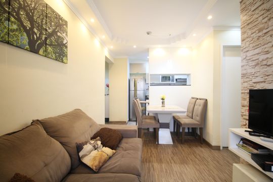 Sala de apartamento à venda com 2 quartos, 48m² em Jardim Umarizal, São Paulo