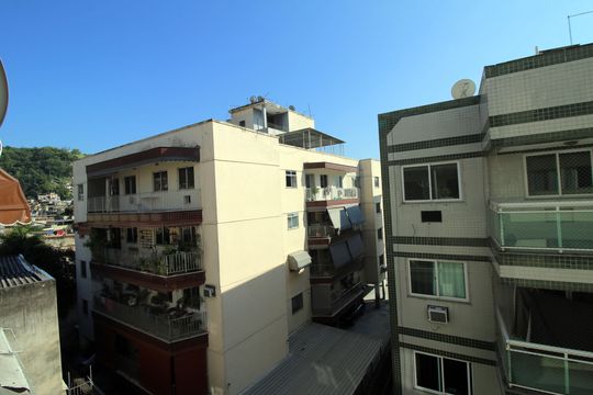 Vista da Varanda de apartamento à venda com 3 quartos, 67m² em Vaz Lobo, Rio de Janeiro