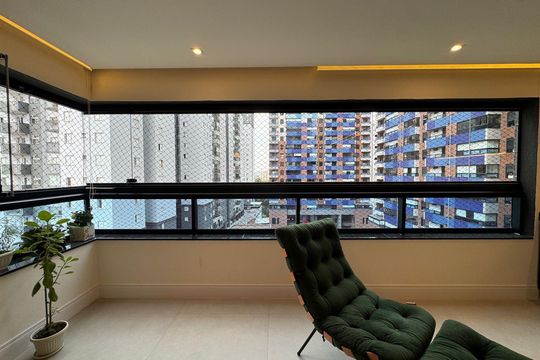 Varanda da Sala de apartamento à venda com 2 quartos, 89m² em Vila Augusta, Guarulhos