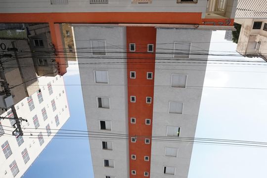 Fachada do Prédio de apartamento à venda com 2 quartos, 52m² em Vila Sao Pedro, Santo André
