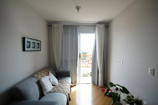 Sala de apartamento à venda com 2 quartos, 52m² em Vila Sao Pedro, Santo André