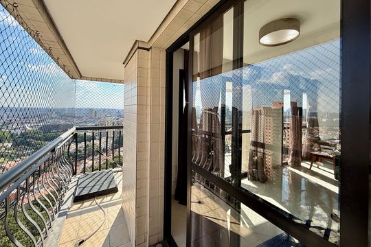 Sacada de apartamento à venda com 3 quartos, 148m² em Santo Amaro, São Paulo