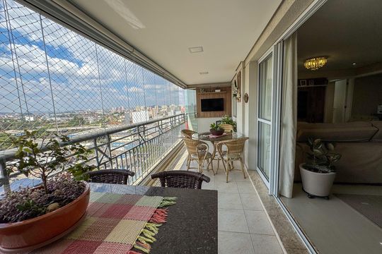 Varanda Gourmet de apartamento para alugar com 3 quartos, 133m² em Jardim, Santo André