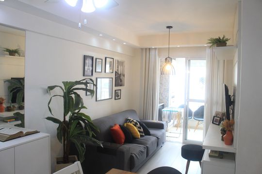 Sala de apartamento à venda com 2 quartos, 67m² em Fundacao, São Caetano do Sul