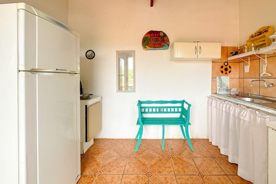 Sala/Cozinha de apartamento para alugar com 1 quarto, 48m² em São João do Rio Vermelho, Florianópolis